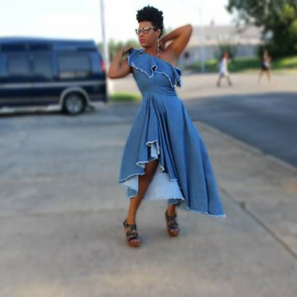 TOV Holy Dresses & Skirts - Denim Dress